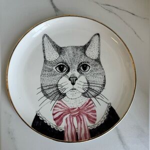 PIER 1 :: kitty book club salad plated plate